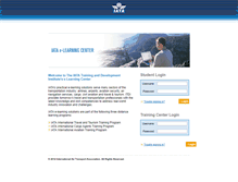 Tablet Screenshot of elearning.iata.org